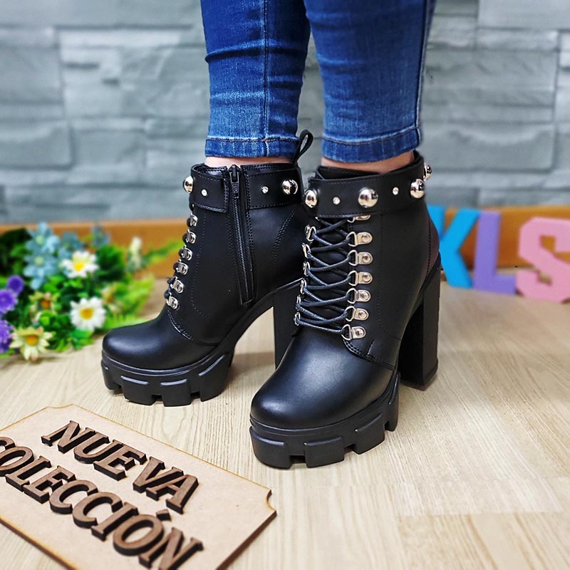 Alternative view of Botin JB 1220 Taches Tacon7.5 Negro