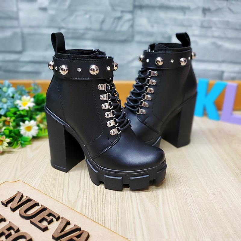 Botin JB 1220 Taches Tacon7.5 Negro - Imagen 5