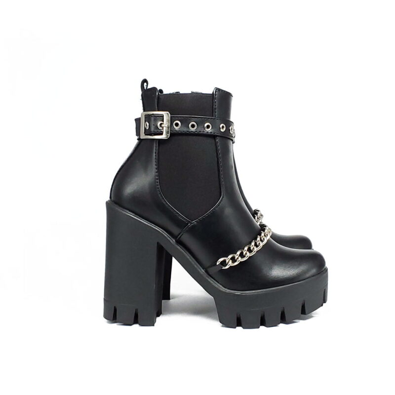 Alternative view of Botín JB 1374 cadena tacón   7.5 Ng