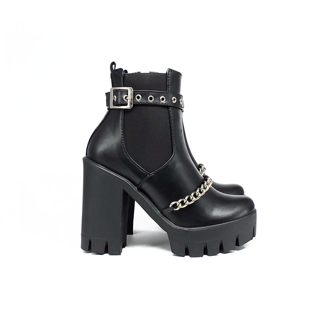 Botín JB 1374 cadena tacón   7.5 Ng - Imagen 2