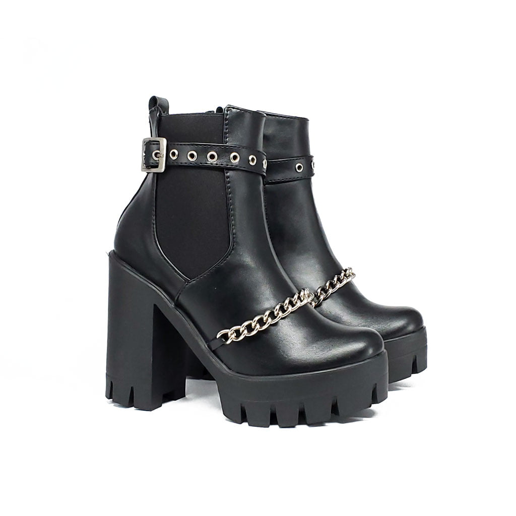 Botín JB 1374 cadena tacón   7.5 Ng