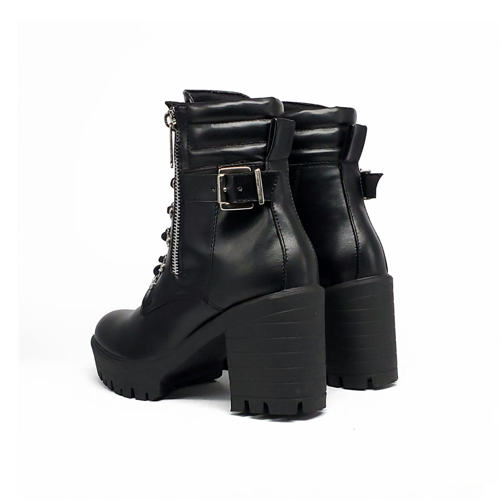 Botin JB 1351 cremallera y cordon n  5.5 Negro - Imagen 3