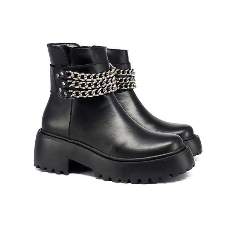 Botín JB  1227 Nadia  Cadenas  Tacón 3.5 Ng