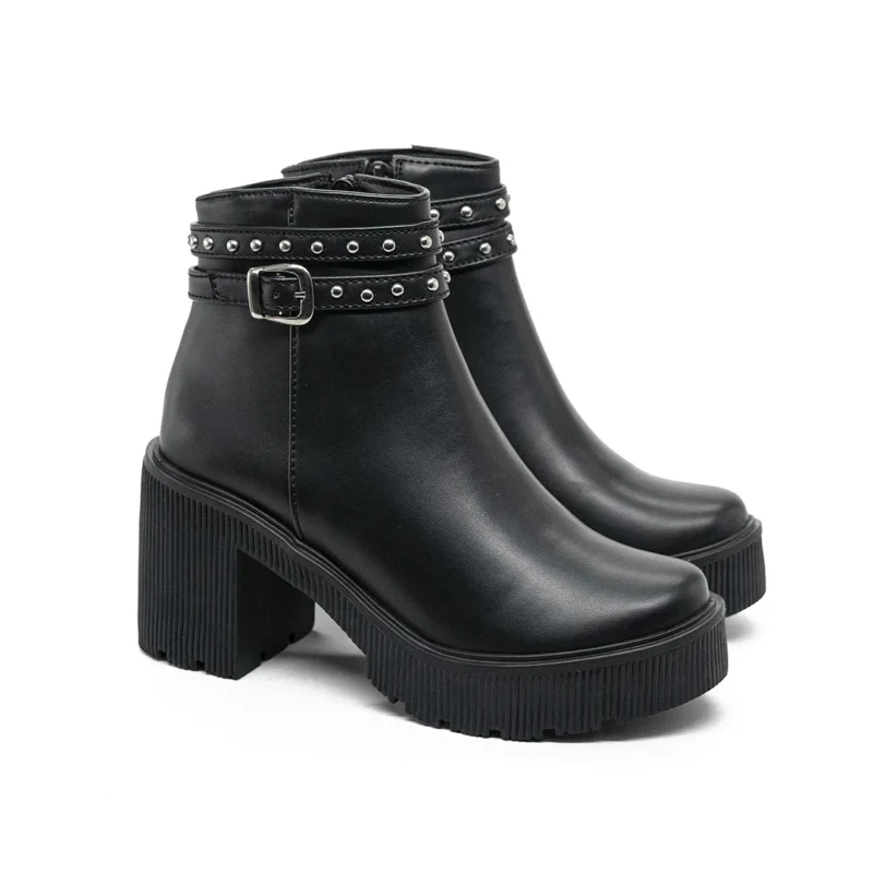 Botín MB 1516 Viena Base C Negra tacón 5.5