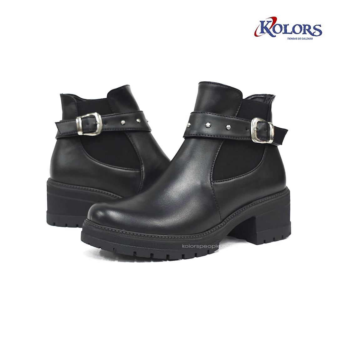 Botín MB 1584 Fátima negro tacón 3.5