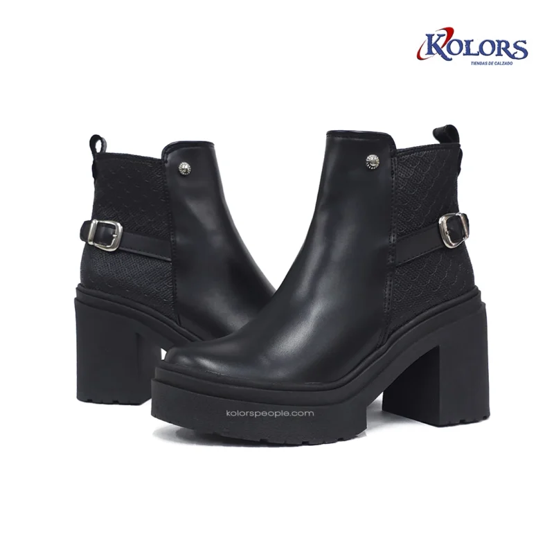 Botín MB 1645 Valeria Negra tacón 5.5