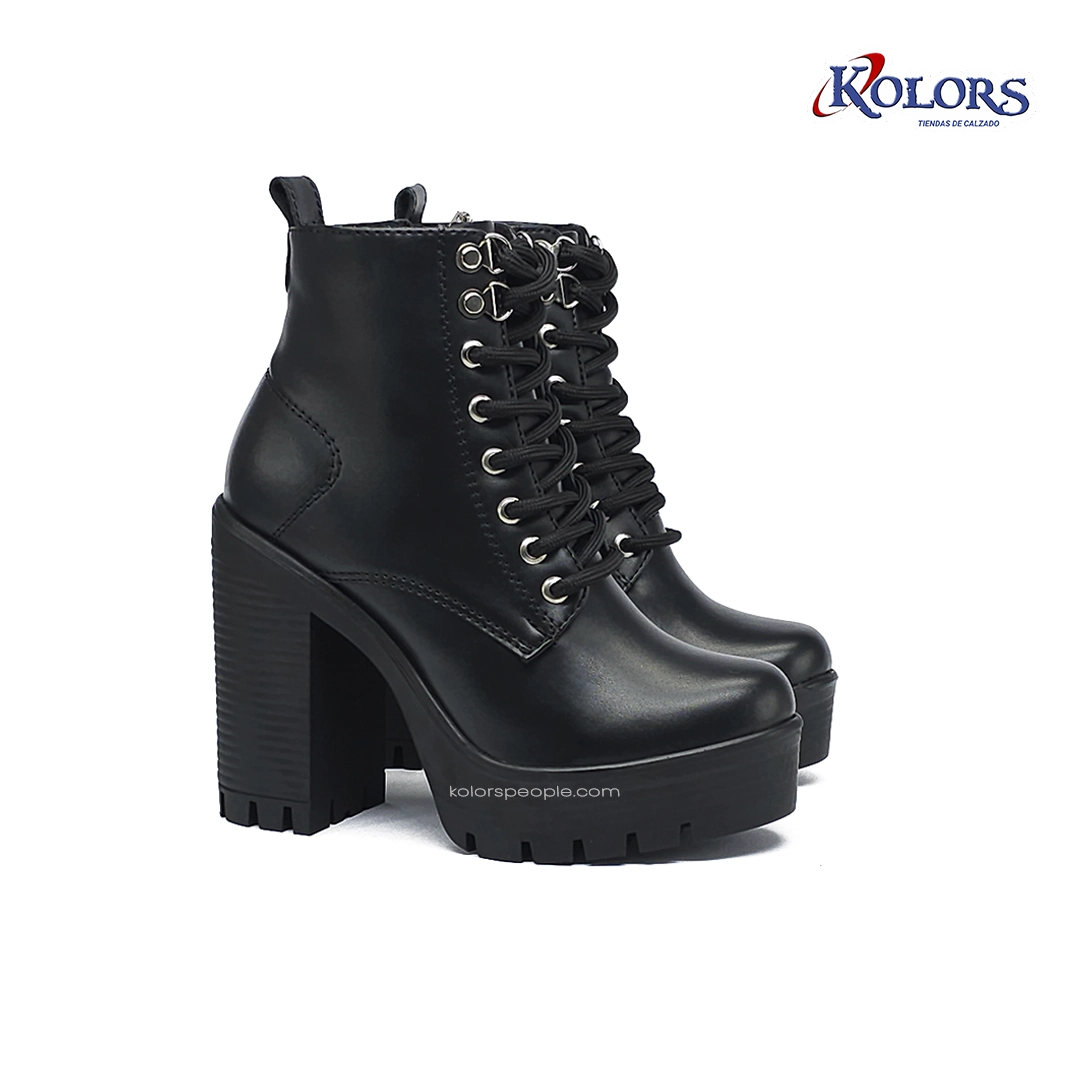 Botín MB 1637 Lucy negro tacón 7.5 - Imagen 2