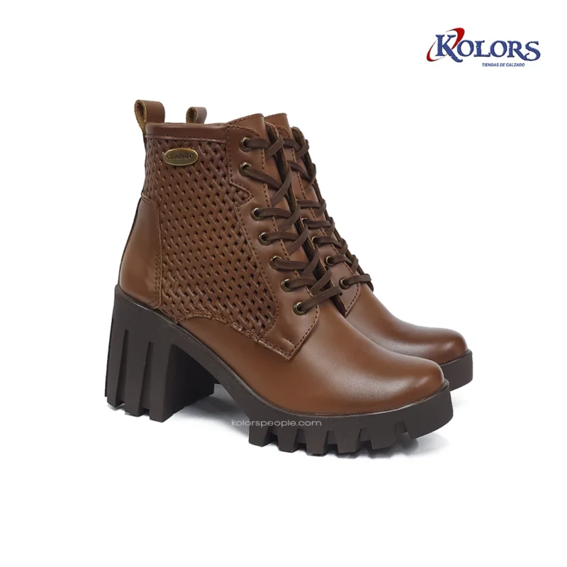 Alternative view of Botín MB  1631  Deana Napa miel envejecido tacón 5.5