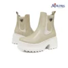 Botin MB 1673 Praga Gamora Plataforma  beige