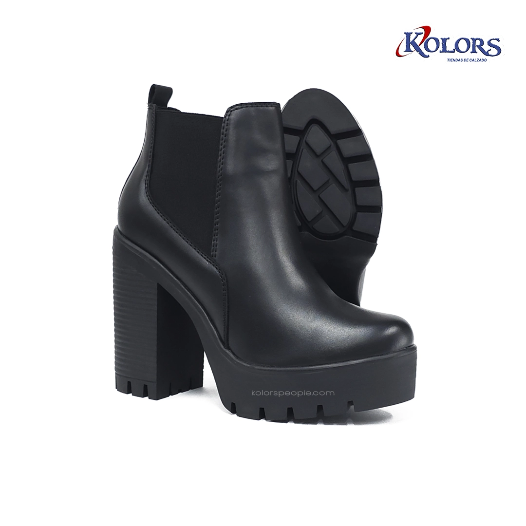 Botin JB 1570 Resorte  Tacón 7.5 Negro - Imagen 4