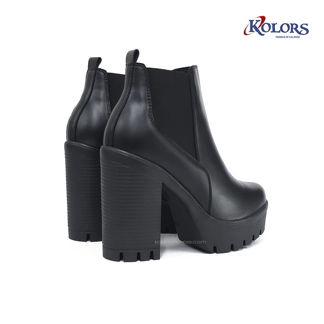 Botin JB 1570 Resorte  Tacón 7.5 Negro - Imagen 5