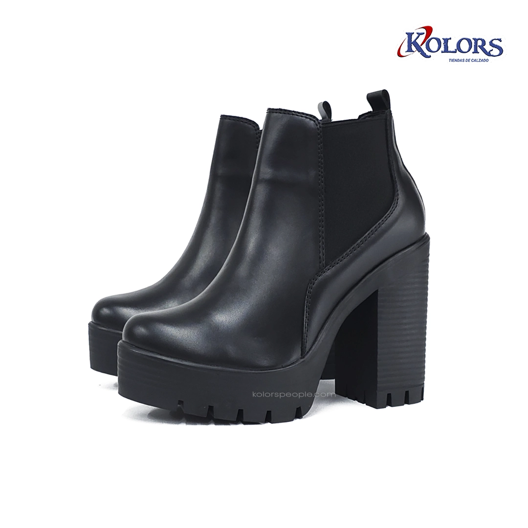 Botin JB 1570 Resorte  Tacón 7.5 Negro - Imagen 3