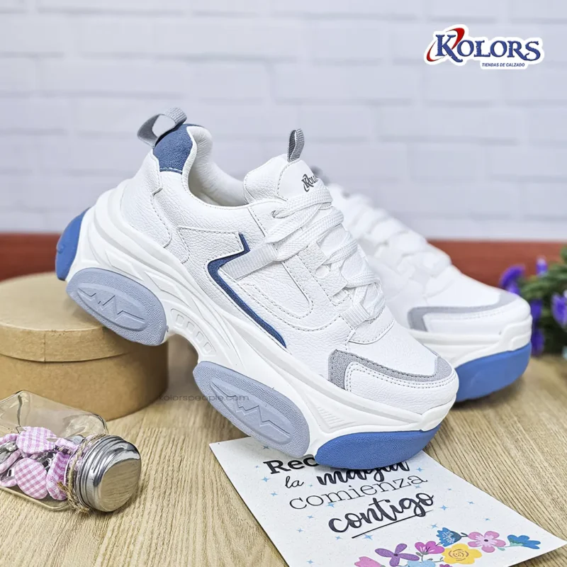 Alternative view of Tenis Dakar 1399 mujer Blanco*Azul