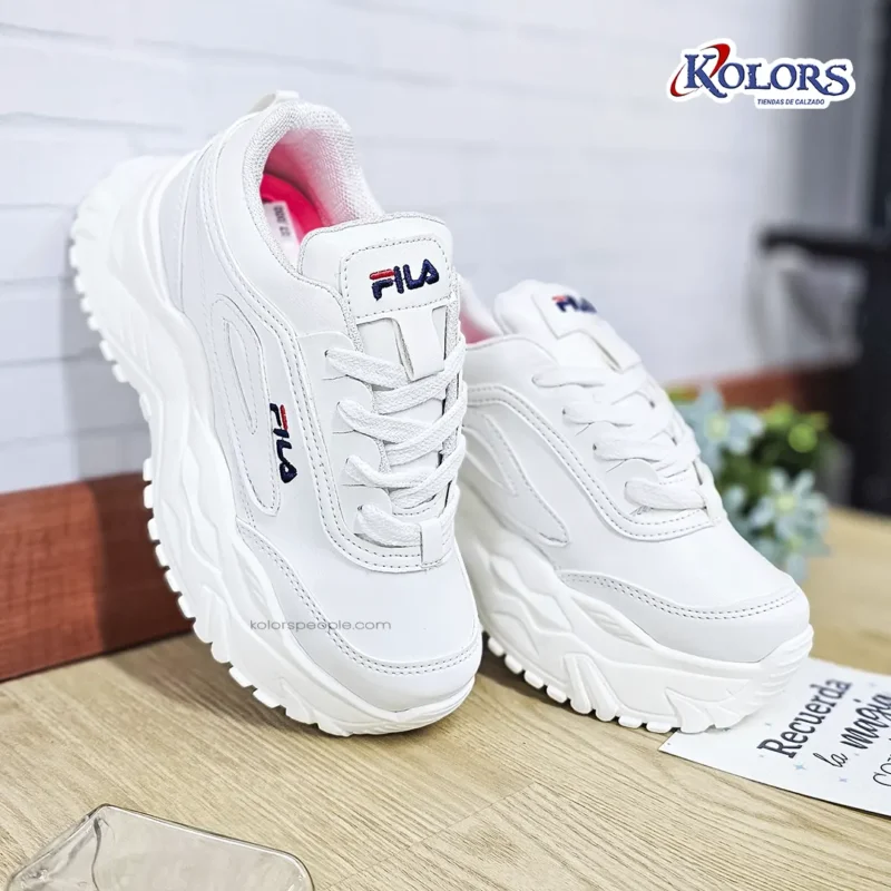 Tenis Eila 1497 plataforma dama vainilla