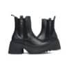 Bota 1744 Majo base cuero Negro tacon 3.5 Gamora