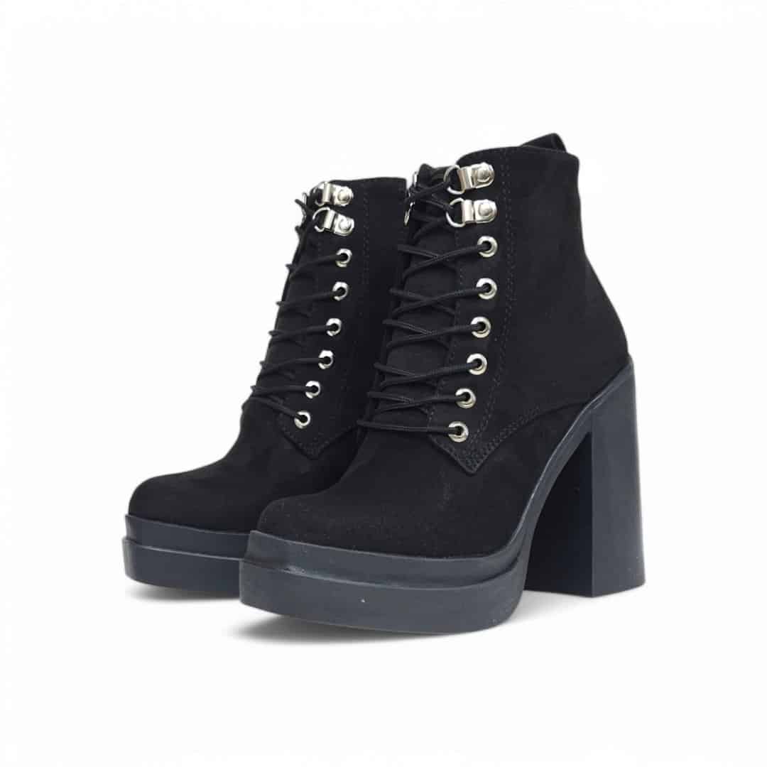 Bota 1723 Scarlet Donato negro tacón 9.5 - Imagen 3