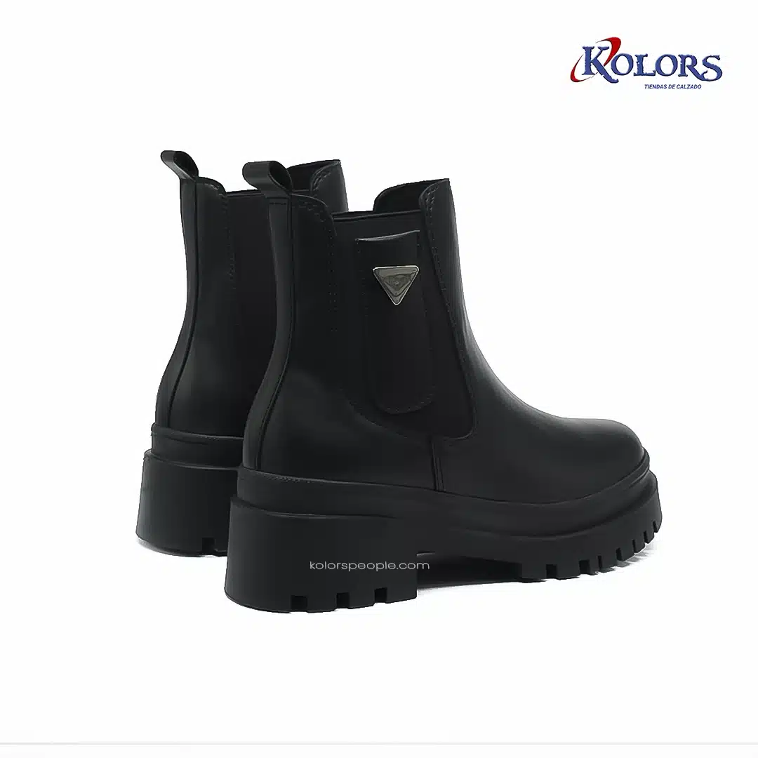 Botín MB 1627 Praga Plana  Negra - Imagen 4