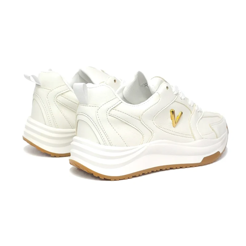 Tenis Breeze Casual para Mujer Vainilla con Suela Caramelo - Imagen 4